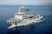 TCG Alemdar (A-582) NATO tatbikatı kapsamında Akdeniz'de, 2017