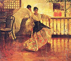 Image 18Tampuhan by Juan Luna. (from Culture of the Philippines)
