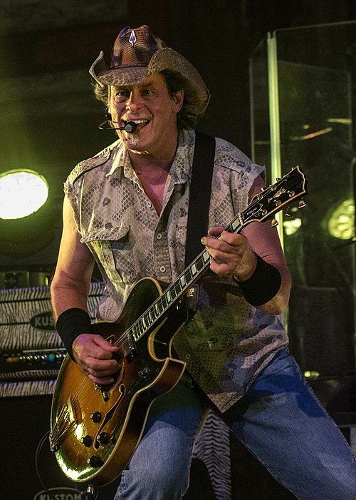 Nugent performing in 2017