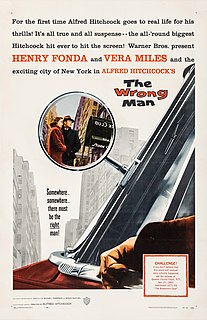 <i>The Wrong Man</i> 1956 film by Alfred Hitchcock