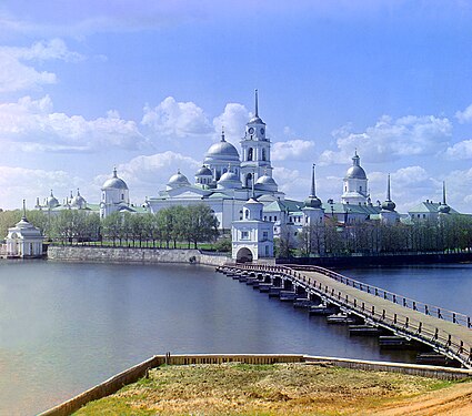Nilovklooster op het eiland Stolobnji, Rusland