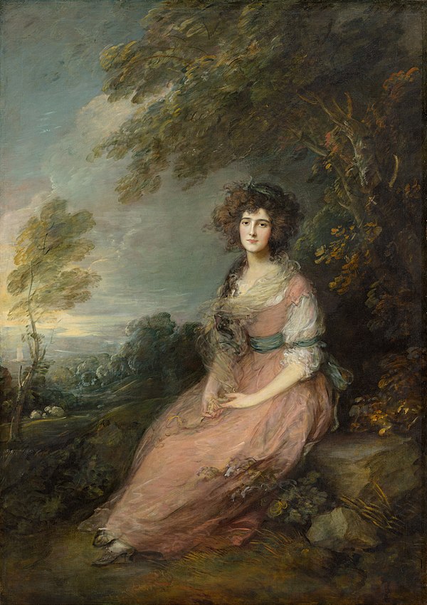 Mrs Richard Brinsley Sheridan, aged 31 (by Thomas Gainsborough, National Gallery of Art)