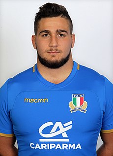 Tiziano Pasquali Italian rugby union player