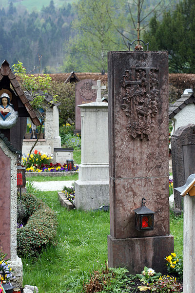 Kurz's grave in Berchtesgaden, Germany