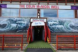 The middle of 'The Well' and the players' tunnel at Sewell Group Craven Park, Kingston upon Hull.