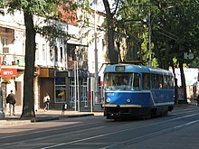 Tatra tram in Odesa Trams in Odessa 3.jpg