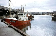 Fishing trawlers at Aberdeen Harbour during 1975 Trawlers in Aberdeen Harbour - geograph.org.uk - 995786.jpg