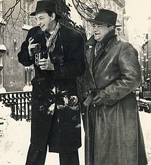 Trenter (right) and photographer K. W. Gullers