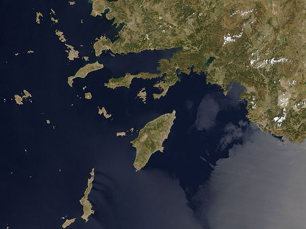 Satellite image from NASA Visible Earth