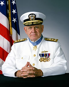 Vice Admiral John Duncan Bulkeley of the United States Navy