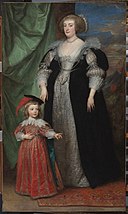 Van Dyck - Marie Claire de Croy, Duchess d'Havre and Child, 1634.jpg