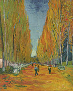 L'Allée des Alyscamps, 1888.