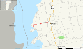 Vermont Route F-5 Map.svg