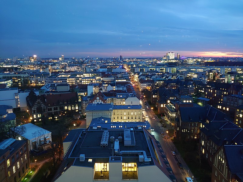 File:View from Charité Hospital High-rise Building in Berlin, December 2019.jpg