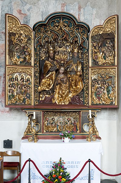 File:Villach Maria Gail Wallfahrtskirche Zu Unserer Lieben Frau gotischer Fluegelaltar 13022015 9836.jpg