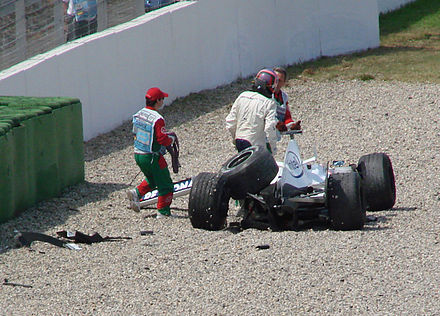 Jacques Villeneuve, accidenté au 13e tour
