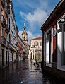 * Nomination Herrería Street ("the Smiths' Street") and tower of the Church of St. Peter. Vitoria-Gasteiz, Basque Country, Spain --Basotxerri 18:48, 4 February 2018 (UTC) * Promotion Good quality. --Poco a poco 19:02, 4 February 2018 (UTC)