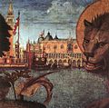 Der Löwe von San Marco, Darstellung von Vittore Carpaccio