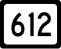 West Virginia Rute 612 penanda