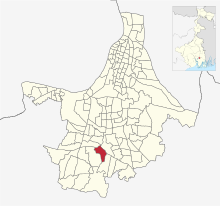 Location of Ward No. 115 in Kolkata Ward Map Ward no. 115 in Kolkata Municipal Corporation.svg