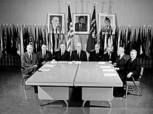 The Warren Commission on 14 August 1964. Warren Commission people.jpg