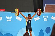 Deutsch: Gewichtheben bei den Olympischen Jugendspielen 2018; Tag 2, 10. Oktober 2018; Jungen 62 kg English: Weightlifting at the 2018 Summer Youth Olympics at 8 October 2018 – Boys' 62 kg