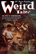 Weird Tales cover image for December 1936