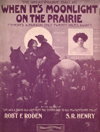 <span class="mw-page-title-main">When It's Moonlight on the Prairie</span> Song