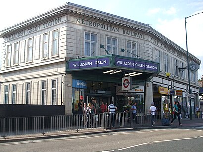 How to get to Willesden Green Station (A) with public transport- About the place
