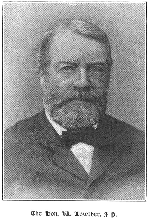 Lowther, pictured in Suffolk Celebrities, 1893.