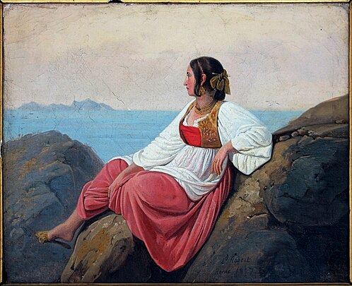 Giovane donna a Capri (1827)