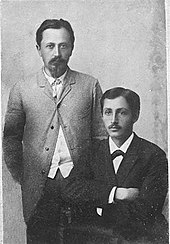 Ivan Bunin with his brother Yuly