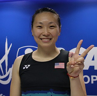 Beiwen Zhang Badminton player