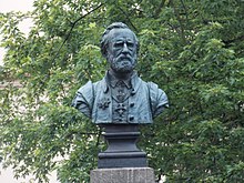 Пам'ятник Миколі Зиблікевичу у Кракові на площі Всіх Святих. Фото Івана Парнікози, 2014 р.