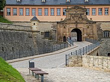 Main Gate and Commandant building, 2014 Zitadelle Petersberg in Erfurt 2014 (11).jpg