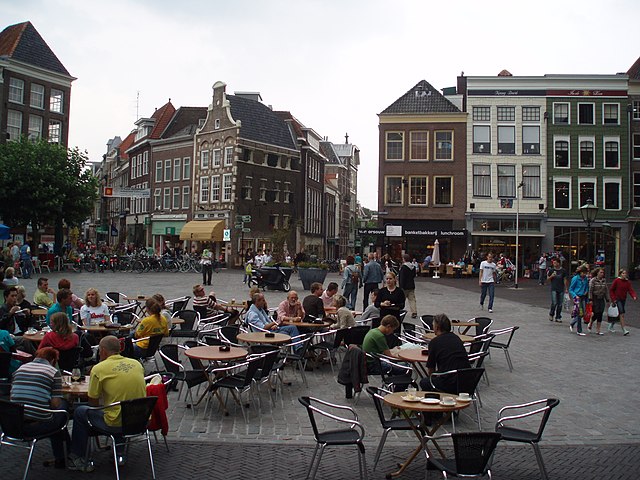 The Grote Markt in Zwolle, the provincial capital