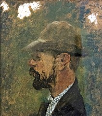   Profil de Toulouse-Lautrec - Edouard Vuillard 1898