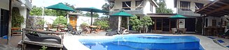 Panoramica Piscina di (Galapagos Cottages) Santa Cruz, Puerto Ayora Galápagos.