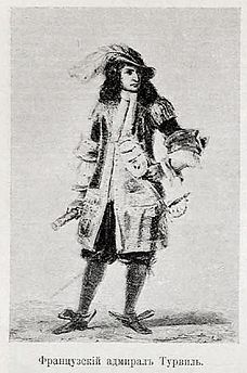 Французскій адмиралъ Турвиль.