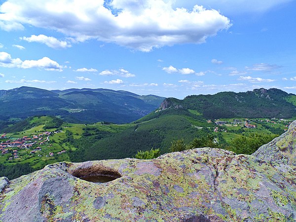 View from Belintash towards the village of Vrata