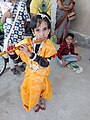 File:শিশুর কৃষ্ণ সাজ Child dressed as Krishna.jpg