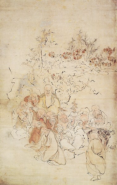 File:池大雅《五百羅漢図》1770-71年頃、萬福寺 ２.jpg