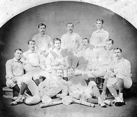 1876 Louisville Grays team