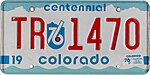 1976 Colorado license plate TR 1470.jpg