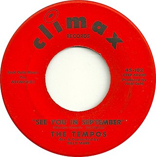 <span class="mw-page-title-main">See You in September</span> 1959 single