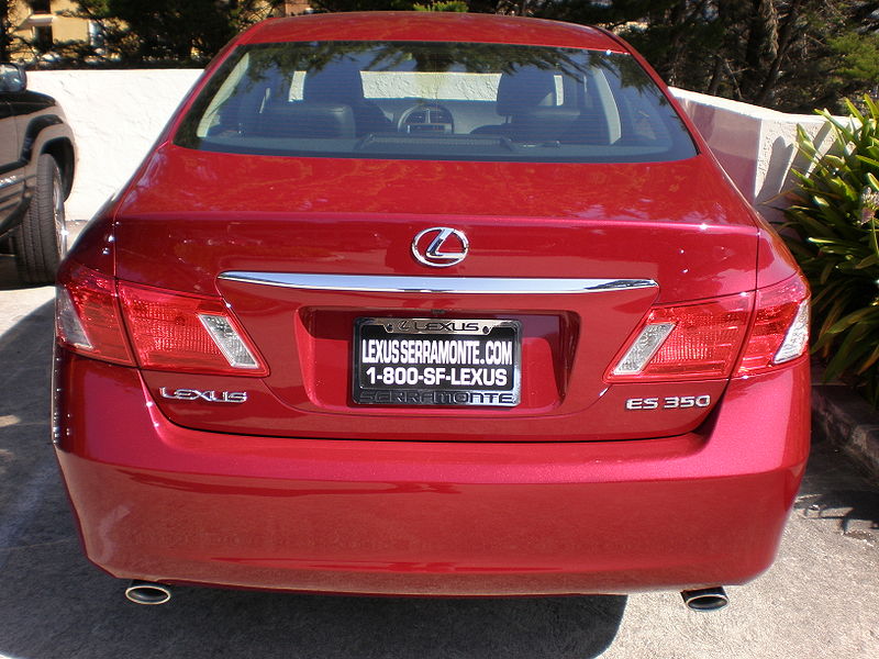 File:2009 red Lexus ES 350 rear.JPG