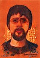 English: Pedro Miraldo (musician and composer), 20012, oil pastel, 28 cm x 20 cm Português: Pedro Miraldo (músico e compositor), 2012, pastel de óleo, 28 cm x 20 cm
