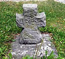 20180711305DR Helbigsdorf (Mulda) stone cross in front of the village church.jpg