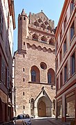El campanario-muro de la iglesia du Taur, siglo XIV.