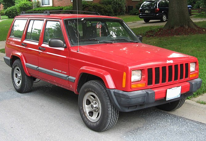 1997-2001 Jeep Cherokee photographed in USA. C...